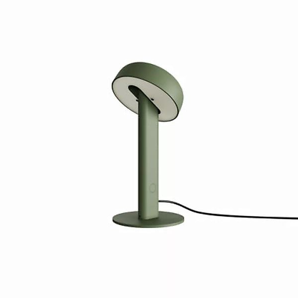 Tischleuchte NOD LED metall grün grau / Metall - H 25 cm - TIPTOE - Grau günstig online kaufen