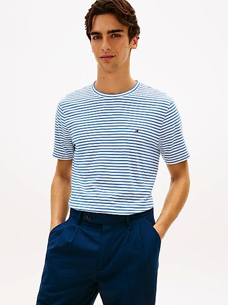 Tommy Hilfiger T-Shirt "SEASONAL STRIPE" Regular fit, gestreift, Rundhals günstig online kaufen
