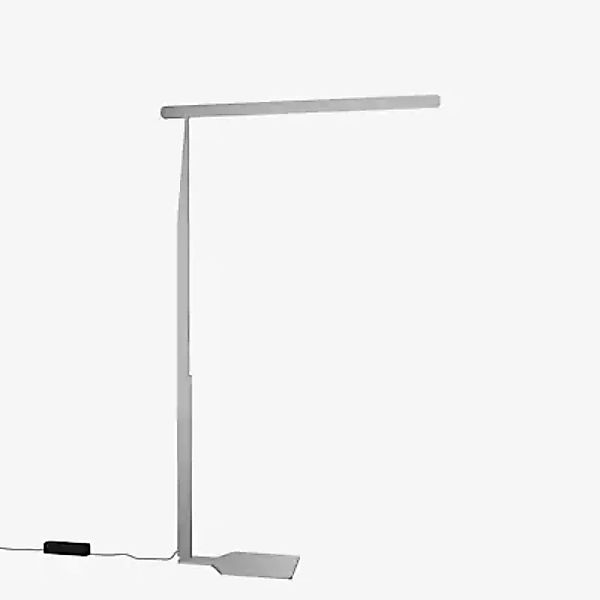 Occhio Mito Terra Fix Stehleuchte LED, Kopf silber matt/Body silber matt - günstig online kaufen