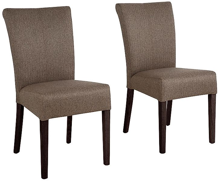 Home affaire Esszimmerstuhl "Queen" (Set) 2 Stk.Beine aus massiver Buche, w günstig online kaufen