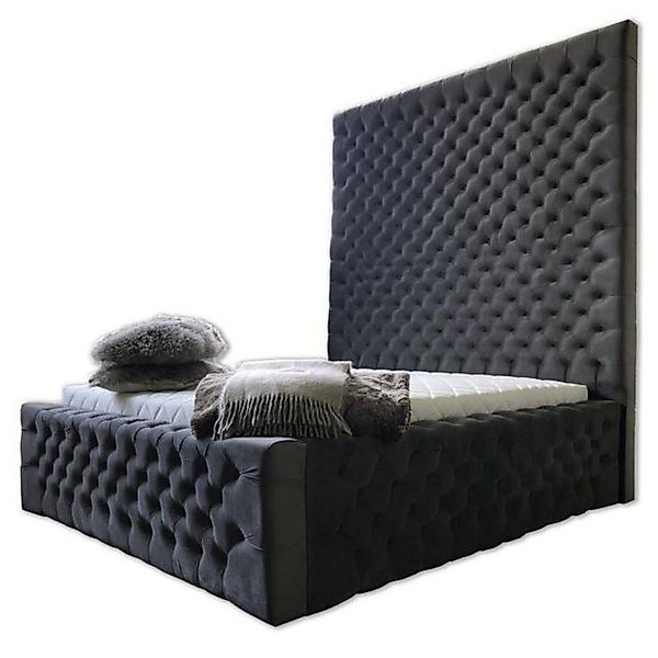 Auerswald Bett Betten Schwarz Luxus Hotel 180x200cm Bett Polster Design Möb günstig online kaufen