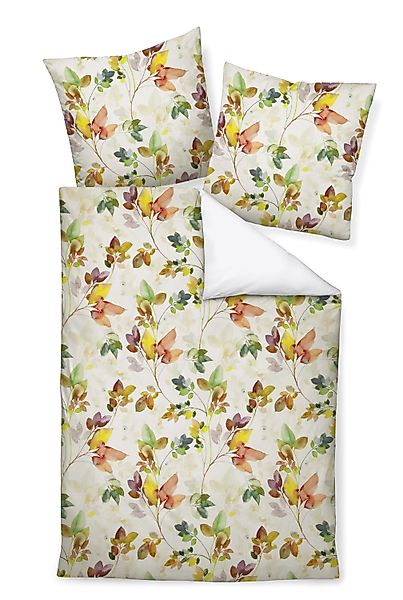 Janine Bettwäsche Mako-Baumwolle, Mako-Satin, 2 teilig, günstig online kaufen