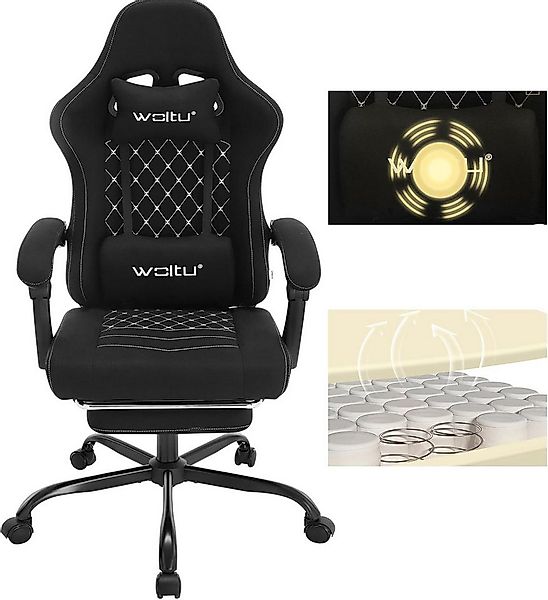 Woltu Gaming-Stuhl (1 St), mit Massagefunktion, ergonomisch, 150 kg, Netzst günstig online kaufen