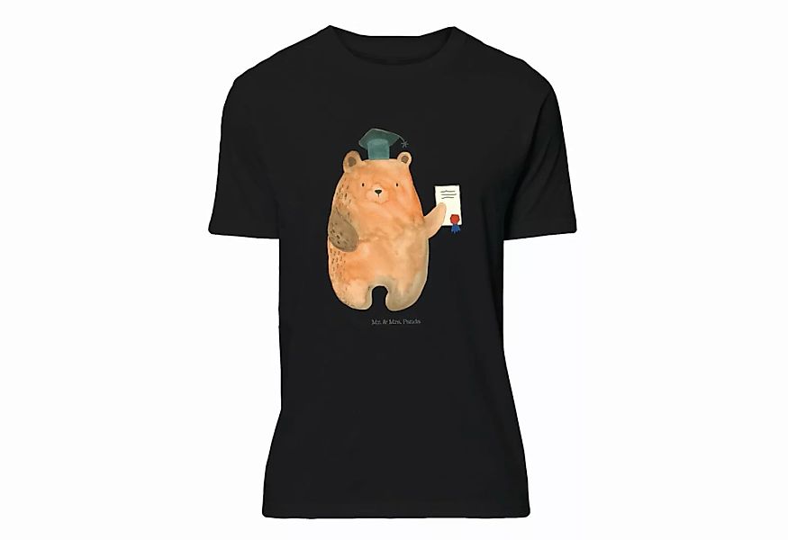 Mr. & Mrs. Panda T-Shirt Prüfungsbär - Schwarz - Geschenk, Tshirt, Nachthem günstig online kaufen