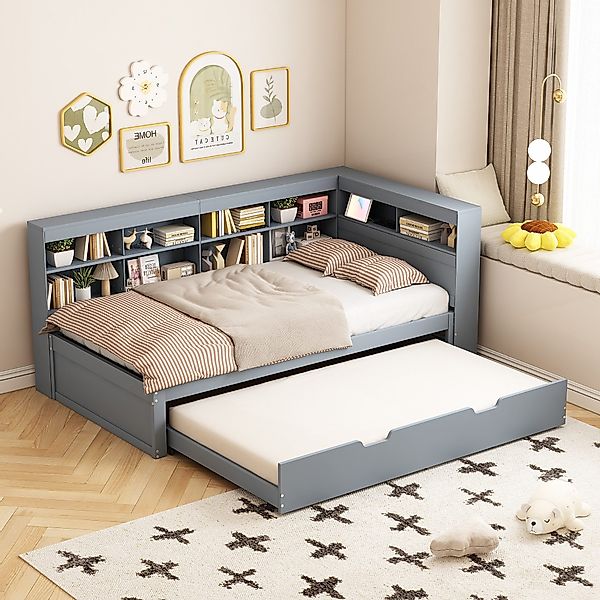 HAUSS SPOLE Schlafsofa 90x190/200, Ausziehbares Bett günstig online kaufen