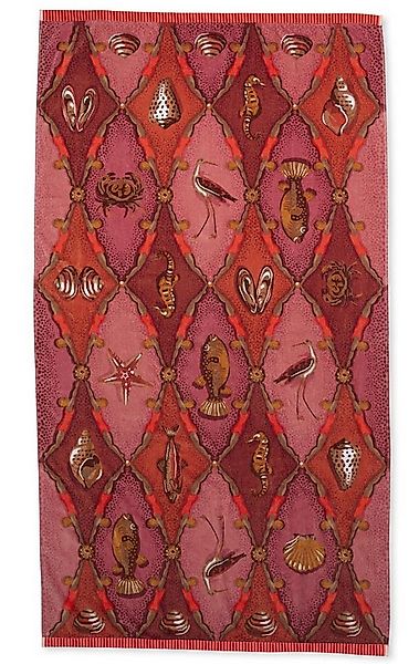 PiP Studio Strandtuch Pip Studio, Strandlaken, Little Sea, 100x180 Pink, (1 günstig online kaufen