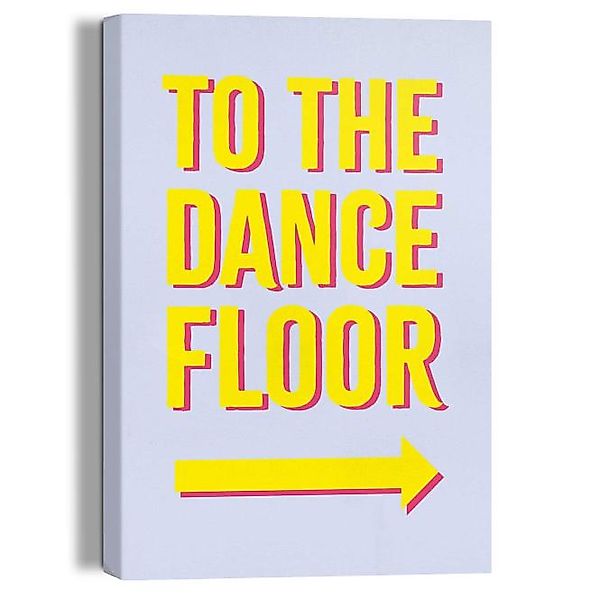 Wandbild DANCEFLOOR Giclee on Canvas ca. 20x30 cm GCN90696 günstig online kaufen