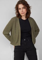 QS Cardigan Strickjacke Strickjacke aus Bändchengarn günstig online kaufen