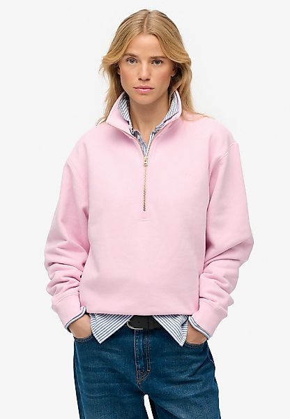 Superdry Sweatshirt "ESSENTIAL LOGO EMB HALF ZIP" günstig online kaufen