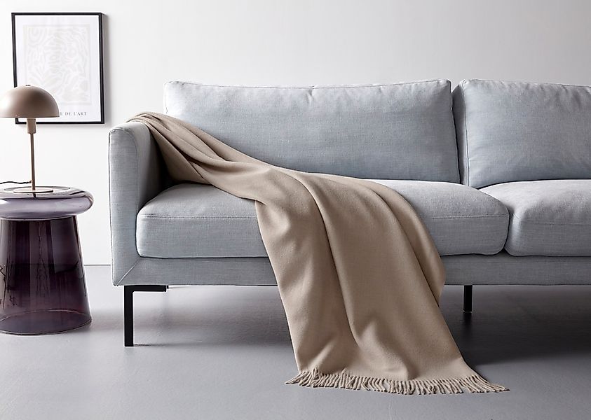Plaid Jacquard garngefärbt Kuscheldecke anschmiegsam weich günstig online kaufen