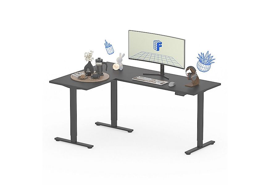 FLEXISPOT Eckschreibtisch Q1/Q3L L-Computertisch (4 Höhen-Speicherplätze & günstig online kaufen