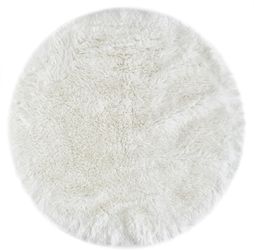 my home Fellteppich "Alpa" rund 35 mm Höhe Kunstfell, Uni Farben, sehr weic günstig online kaufen