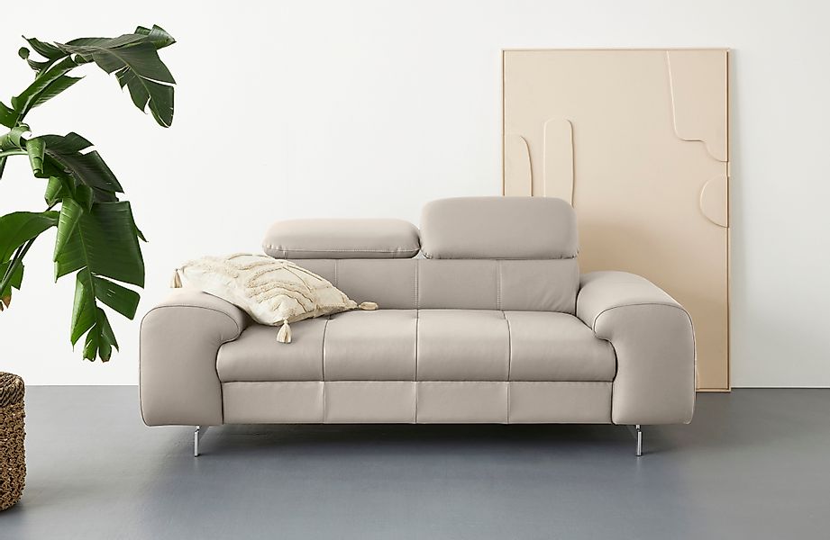 COTTA 2-Sitzer Chef, Big-Sofa mit Kopfteilverstellung, günstig online kaufen