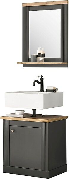 Home affaire Badmöbel-Set »WESTMINSTER, Bad im Landhausstil, 2-teiliges Bad günstig online kaufen