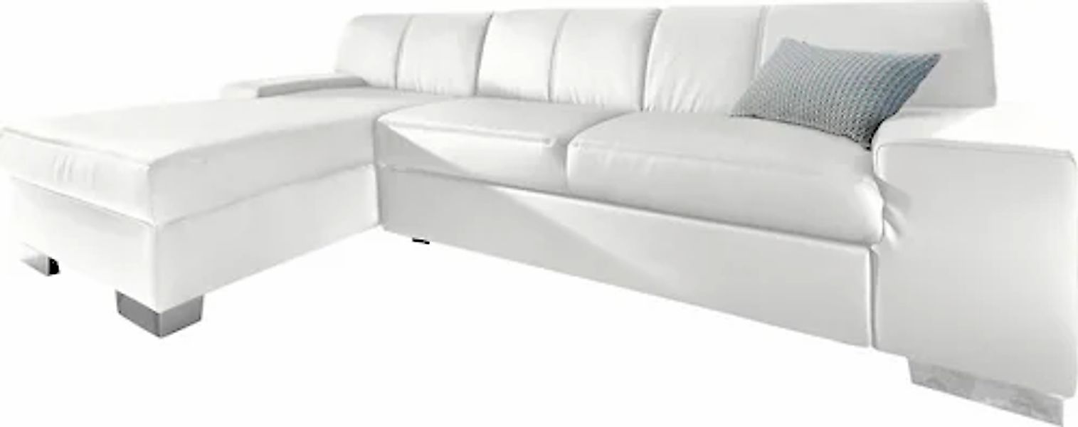 DOMO collection Ecksofa »Star, zeitlose Formensprache, elegante Optik, L-Fo günstig online kaufen