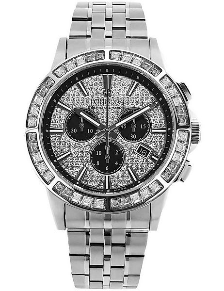 LOUIS XVI Quarzuhr Louis XVI LXVI1131 Herrenuhr Majesté Iced Out Baguette 4 günstig online kaufen