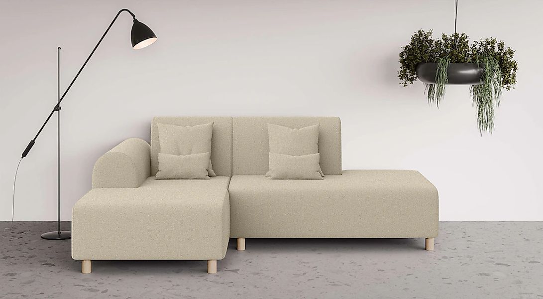 OTTO home Ecksofa "Suyala" L-Form mit Hocker günstig online kaufen