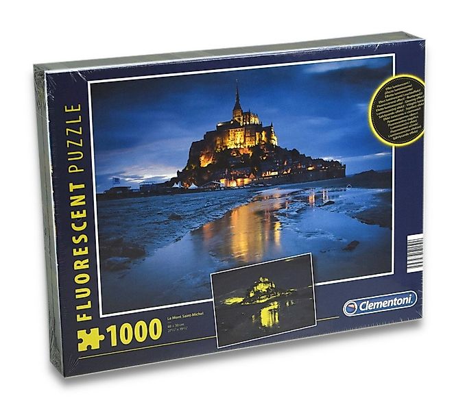 Clementoni® Puzzle Puzzle - Le Mont Saint-Michel (fluoreszierend, 1000 Teil günstig online kaufen