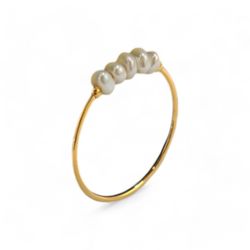 Eyecatcher Fingerring Anti-Stress-Ring mit drehbarer Kette günstig online kaufen