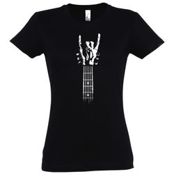 Youth Designz T-Shirt Gitarre Rock Damen günstig online kaufen