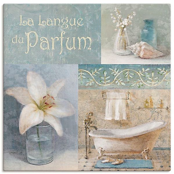 Artland Leinwandbild »Parfum I« Arrangements 1 Stk. tlg. auf Keilrahmen ges günstig online kaufen