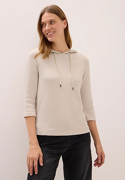 Cecil Kapuzenshirt mit Materialmix günstig online kaufen