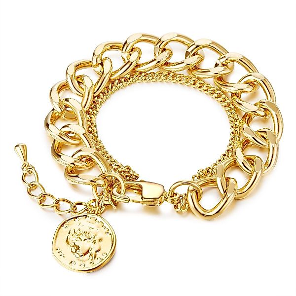 Lulu & Jane Armband gelbgold günstig online kaufen