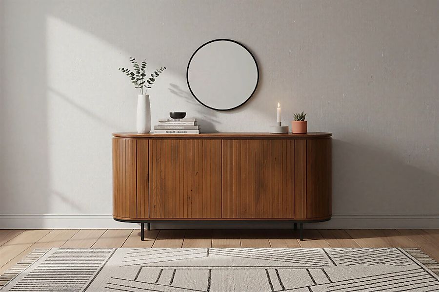SIT Sideboard "MANGO NATURAL" 1 Stk. tlg. mit Lamellenfront günstig online kaufen