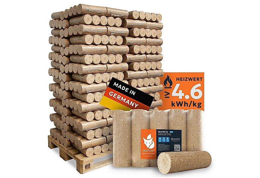 HEIZFUXX Holzbriketts Nestro XL Blue, 960 kg, (Palette, 96-St) günstig online kaufen