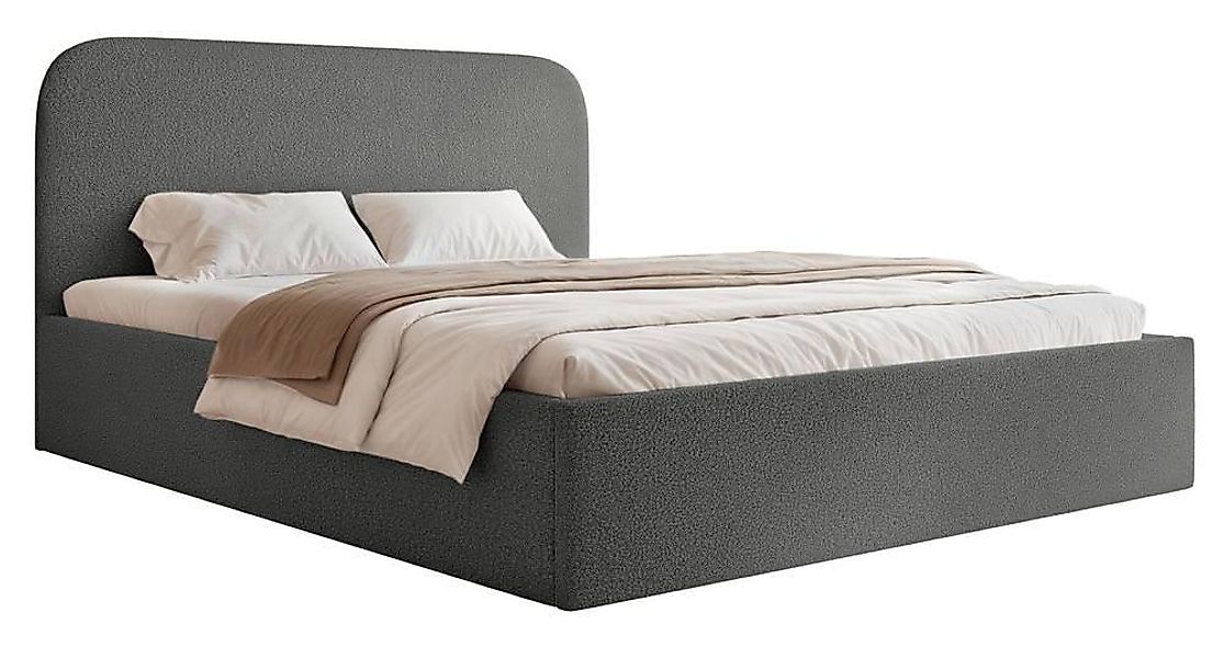 NADUVI Collection | Bettgestell Fia 180x200 Bouclé mit Stauraum günstig online kaufen