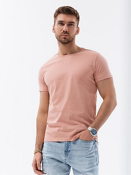 OMBRE T-Shirt Unifarbenes Herren-T-Shirt - beige S1370 XXL günstig online kaufen