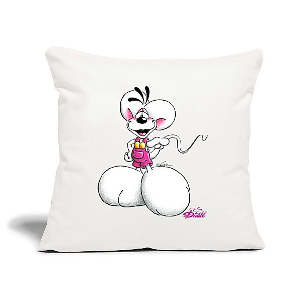 Spreadshirt Kissenbezug Diddl Diddlmaus Coole Pose günstig online kaufen