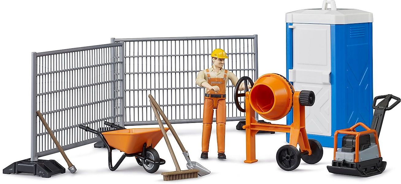 Bruder® Spielzeug-Auto Zubehör bworld Baustelle bworld Baustellenset 62008 günstig online kaufen