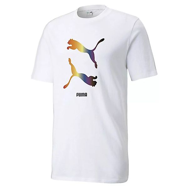 Puma Select Pride Kurzärmeliges T-shirt XS Puma White günstig online kaufen