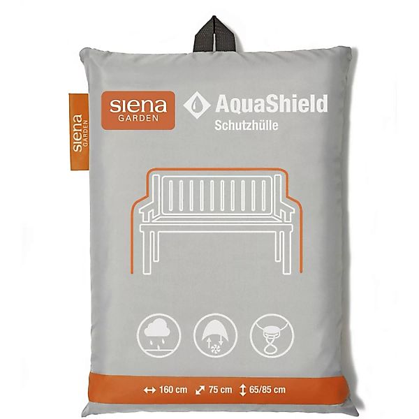 Siena Garden Schutzhülle Bank 3-Sitzer AquaShield Hellgrau 160 x 75 x 65 - günstig online kaufen
