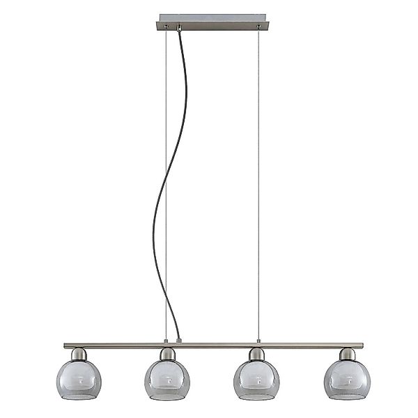 Lucande Pendelleuchte Kaiya 9639562 Modern in Alu aus Metall 4-flammig E14 günstig online kaufen
