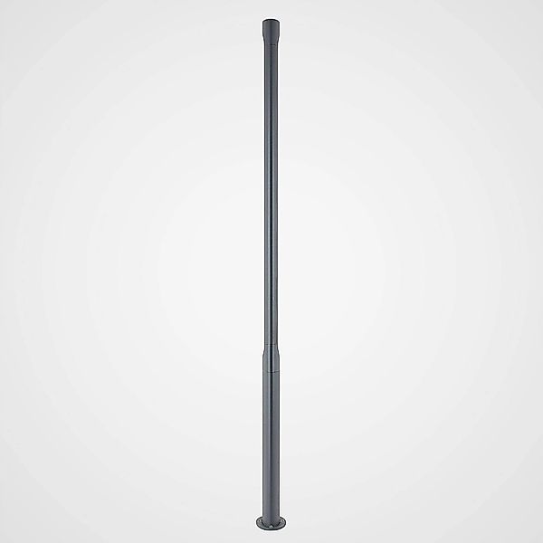 Lucande LED Mastleuchte Außen Dovino 9618146 Modern in Schwarz aus Aluminiu günstig online kaufen