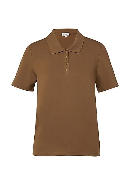 s.Oliver Kurzarmshirt Polo-Shirt Polo-Shirt aus Baumwoll-Piqué günstig online kaufen