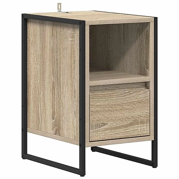 vidaXL Nachttisch Sonoma 39,5 x 30 x 50 cm Holzwerkstoff 886656 günstig online kaufen