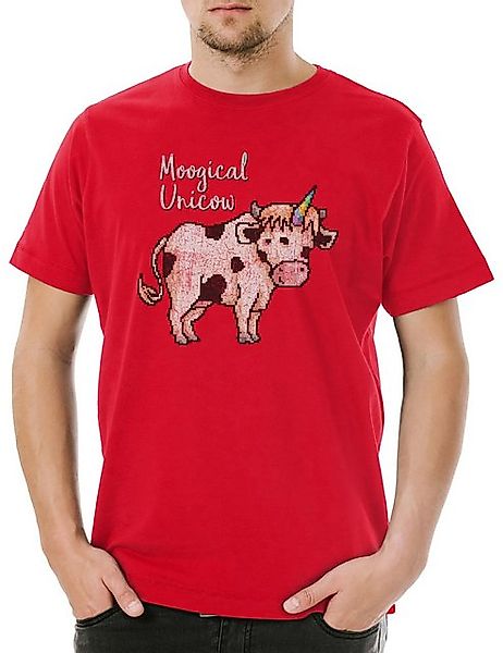 Urban Backwoods Print-Shirt Urban Backwoods Moogical Unicow Herren T-Shirt günstig online kaufen