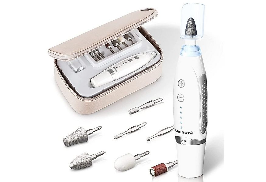 Grundig Maniküre-Pediküre-Set Maniküre Set elektrisch Pediküre + 17 tlg Zub günstig online kaufen