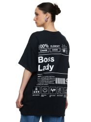 Worldclassca T-Shirt Worldclassca Oversized Print GIRL günstig online kaufen