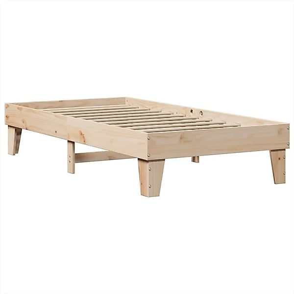 vidaXL Massivholzbett ohne Matratze 100x200 cm Kiefernholz 855361 günstig online kaufen