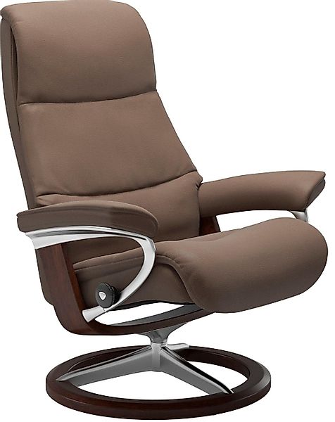 Stressless "View" mit Signature Base, Größe M,Gestell Braun günstig online kaufen