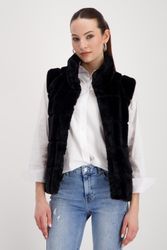 Monari Fellimitatweste Weste Basic fake fur günstig online kaufen