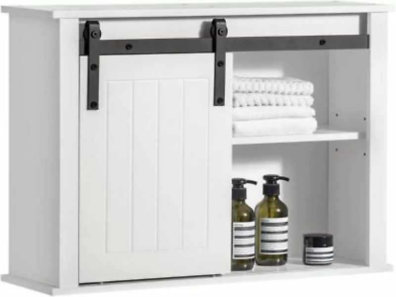 SoBuy® Hängeschrank mit Schiebetür Badschrank Wandschrank Küchenschrank Med günstig online kaufen