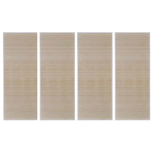 vidaXL Läufer 4 Stk Bambus Rechteckig 120x180 Cm 613853 günstig online kaufen