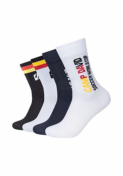 CAMP DAVID Socken "casual" 61.159.500 4 Paar, mit elastischem Bund günstig online kaufen