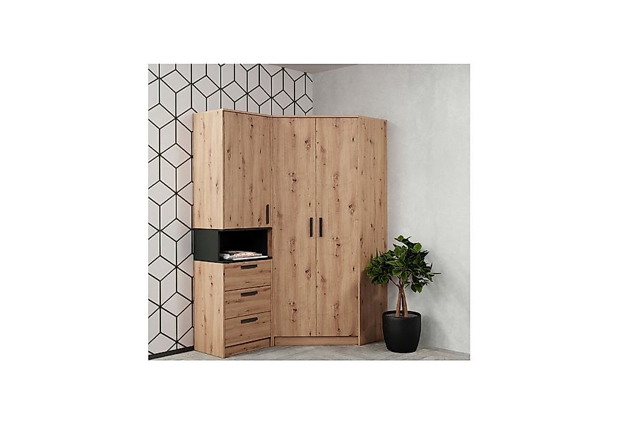 Marmex Möbel Schrank-Set Grant Set 15, (SET, 2-St., Eckschrank, Regal mit S günstig online kaufen