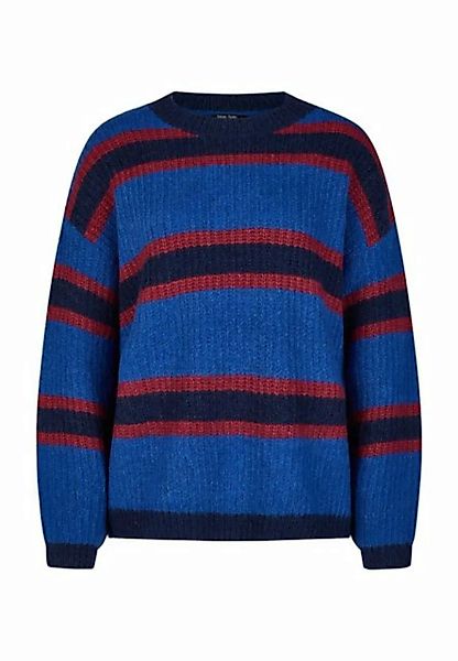 MARC AUREL Kapuzenpullover V-Ausschnitt-Pullover im Streifenlook günstig online kaufen
